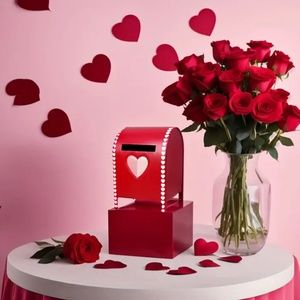 Valentines Iron Mailbox Decoration